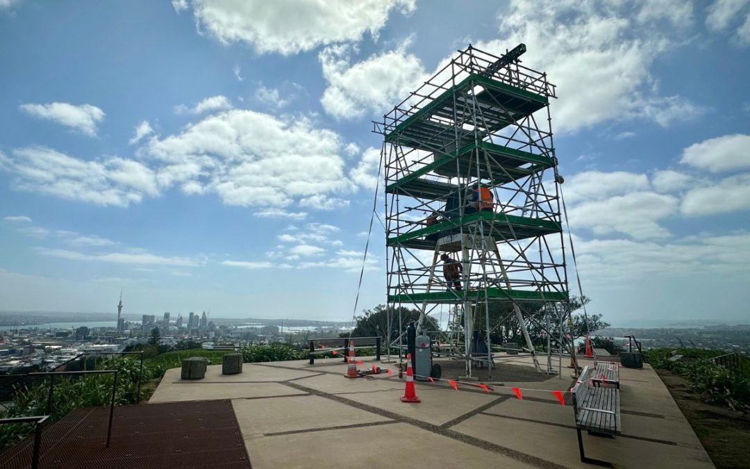 Maungawhau (Mt. Eden) Trig Beacon Removal